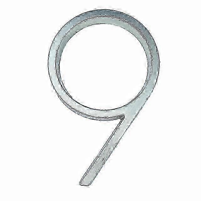 Black House Number And Letter 5 Inch 12.5cm High
