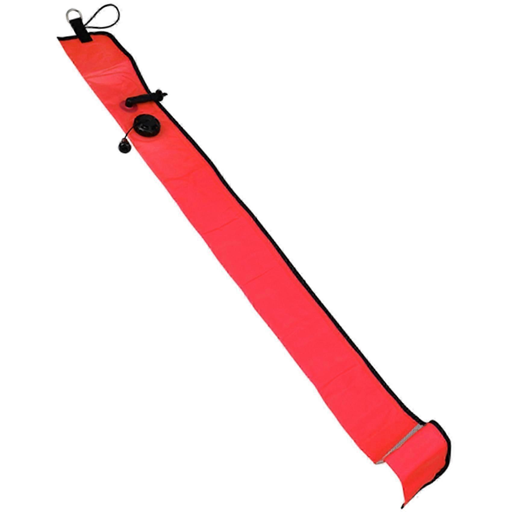 1M Scuba Diving Inflatable Float Signal Tube Sausage
