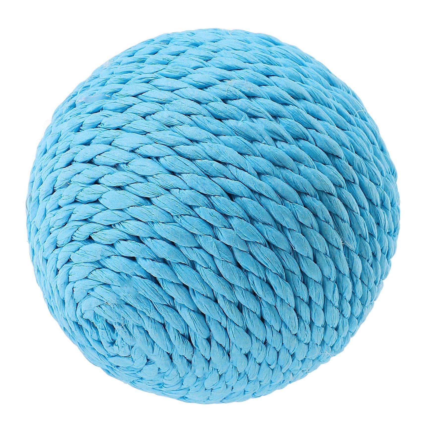 Cat Toy Ball Made of Paper Rope - Interactive Indoor Chew-Resistant Durable Plaything for Kittens to Combat Boredom