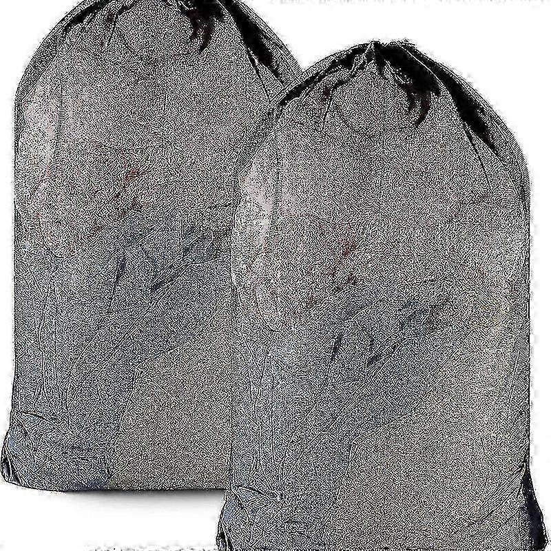 2 Pack 60 90cm Large Black Laundry Mesh Bags with Drawstring