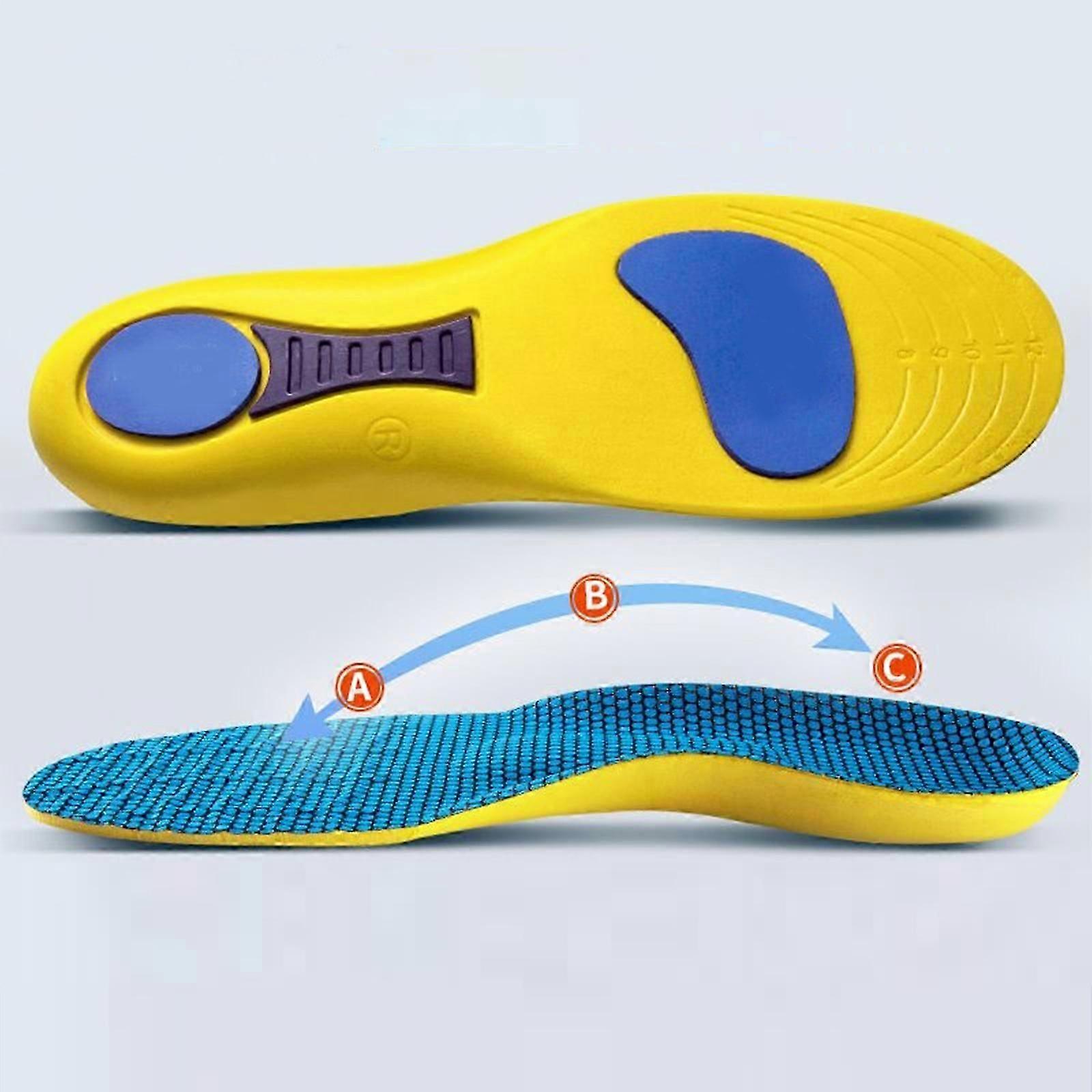 1 Pair of Orthopedic Insoles for arch support, Comfortable arch support Pressure relief, Plantar Fasciitis Insoles for Work