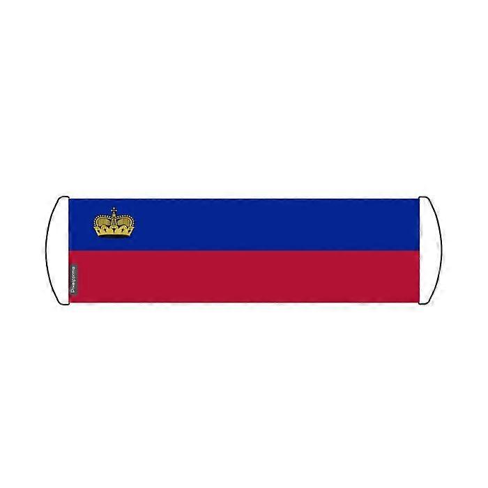 Flag - Multicolored - Liechtenstein - 17 x 50 cm - Waterproof fabric - Double-sided print