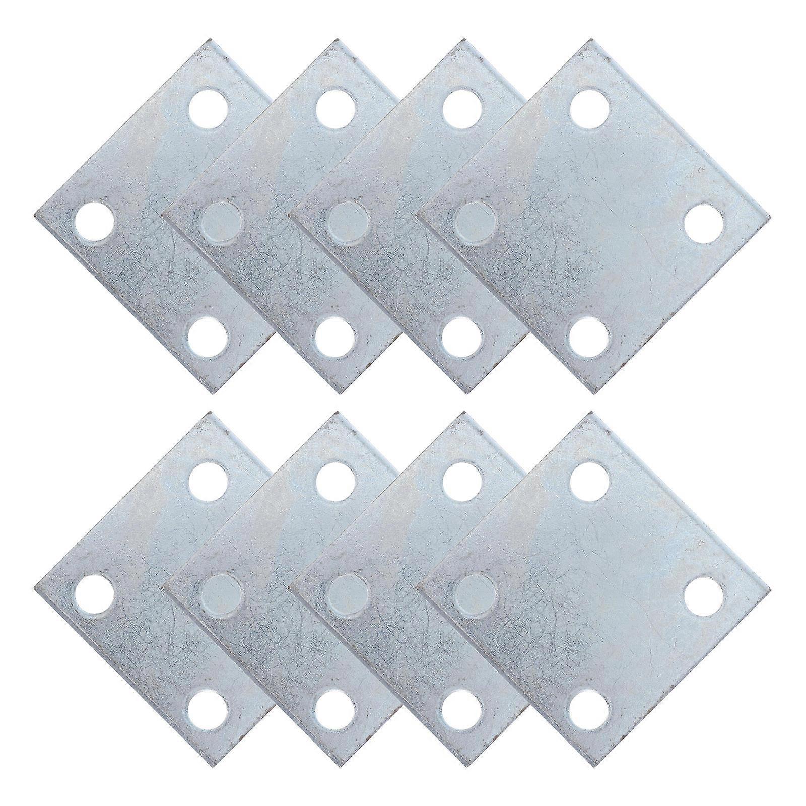 Base Plate for Structure Support Steel Sheet for Welding Industrial Use 9.30X9.30X0.30CM Weld On Floor Flange 8Pcs