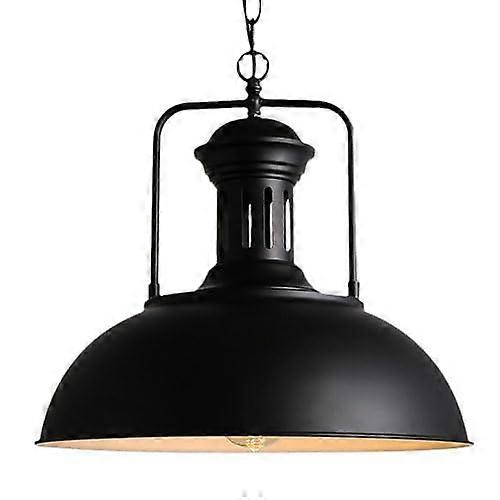 Modern chandelier in industrial style, pendant light with E27 socket, ceiling lamp for living room