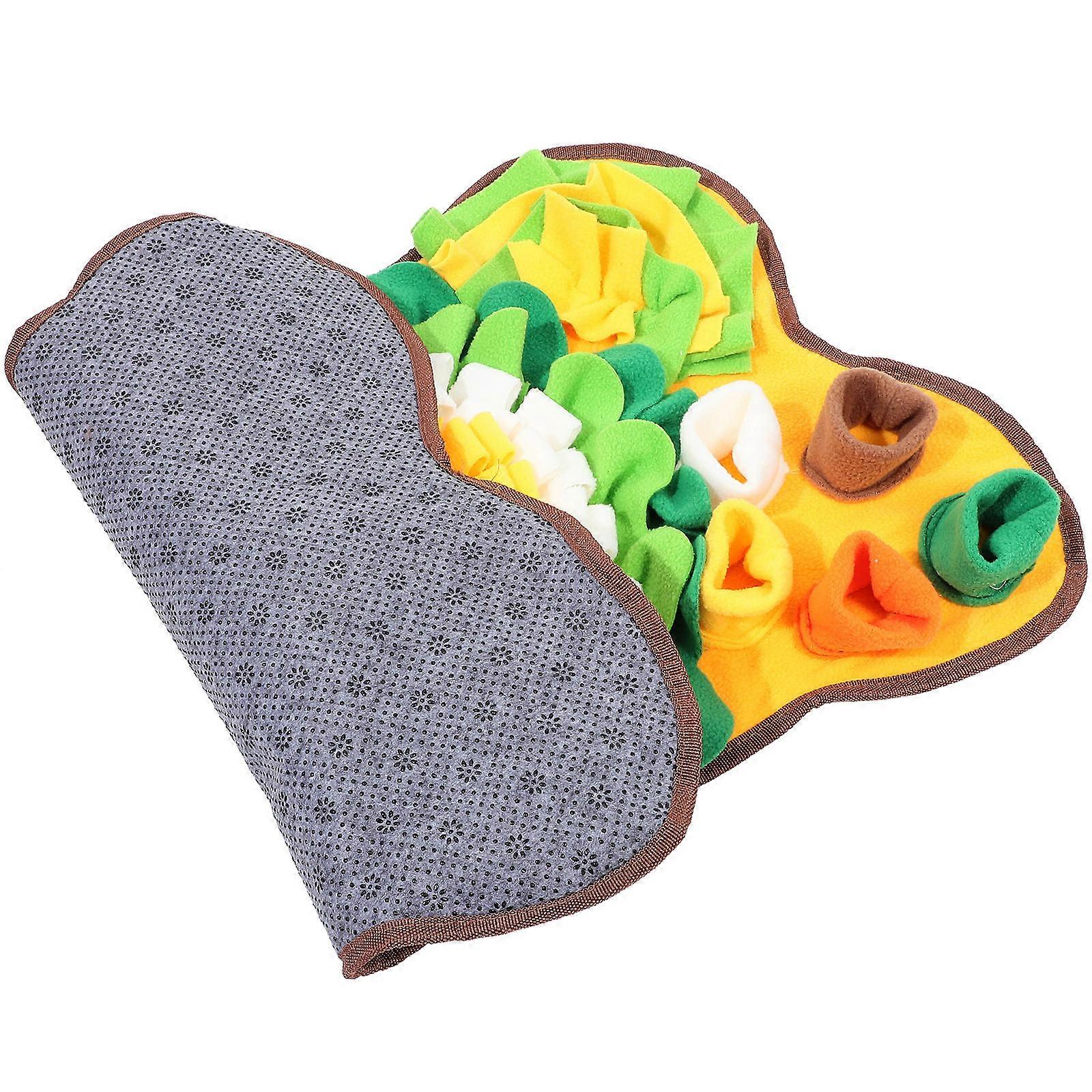 Puppy Foraging Mat Dog Slow Feeding Sniffing Mat Enhances Olfactory Training Pet Owners Multi 1Pack