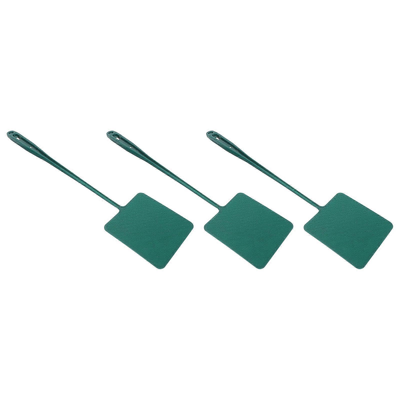 Plastic Fly With Long Handle For Families And Pet Owners 49x12.5cm 3Set