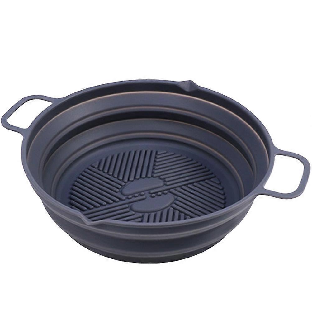Foldable Air Fryer Pot Improves Air Circulation Heat Distribution For Home Users 1Pack