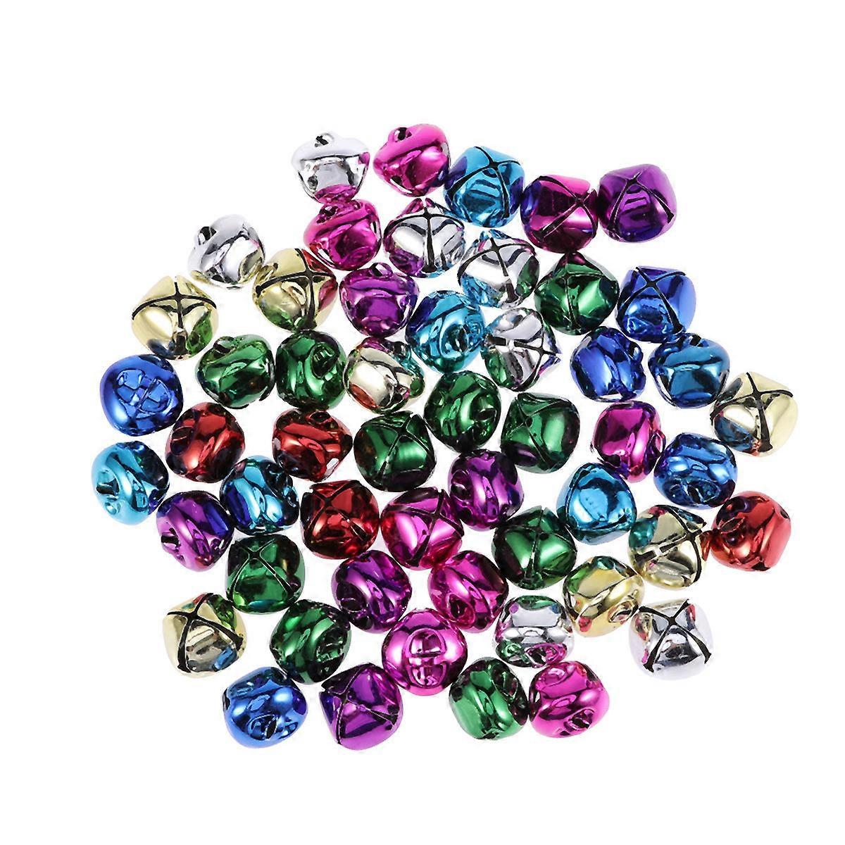 Mini Craft Bell Jingle Bells Alloy For Home Decoration And Jewelry Pendant Assorted Color Joyful Sound 50Pcs