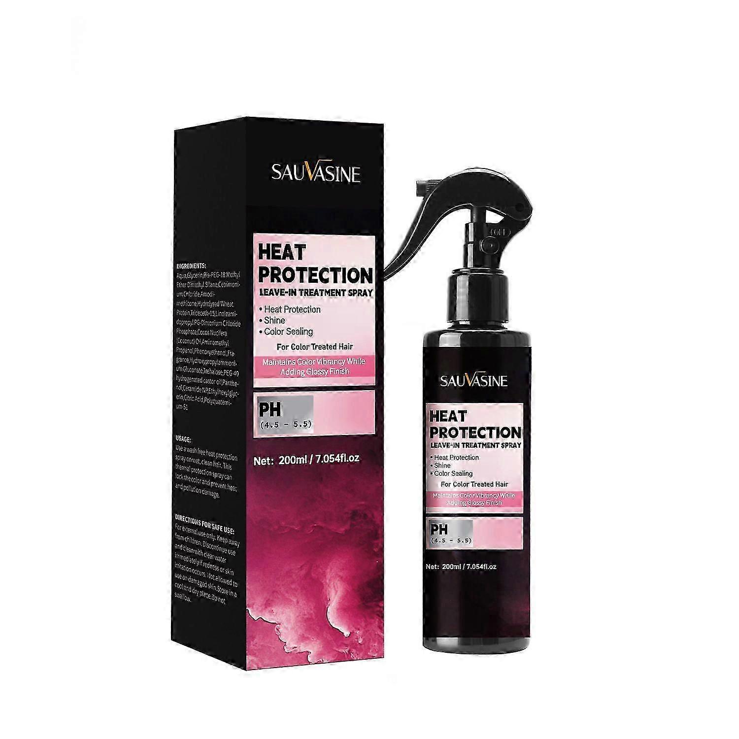 Leave-In Spray for Colour Retention, Shine and Heat Protection up to 230C for Coloured Hair, Power Shine for up to 3 Days, Acidic Colour Gloss Leave-I