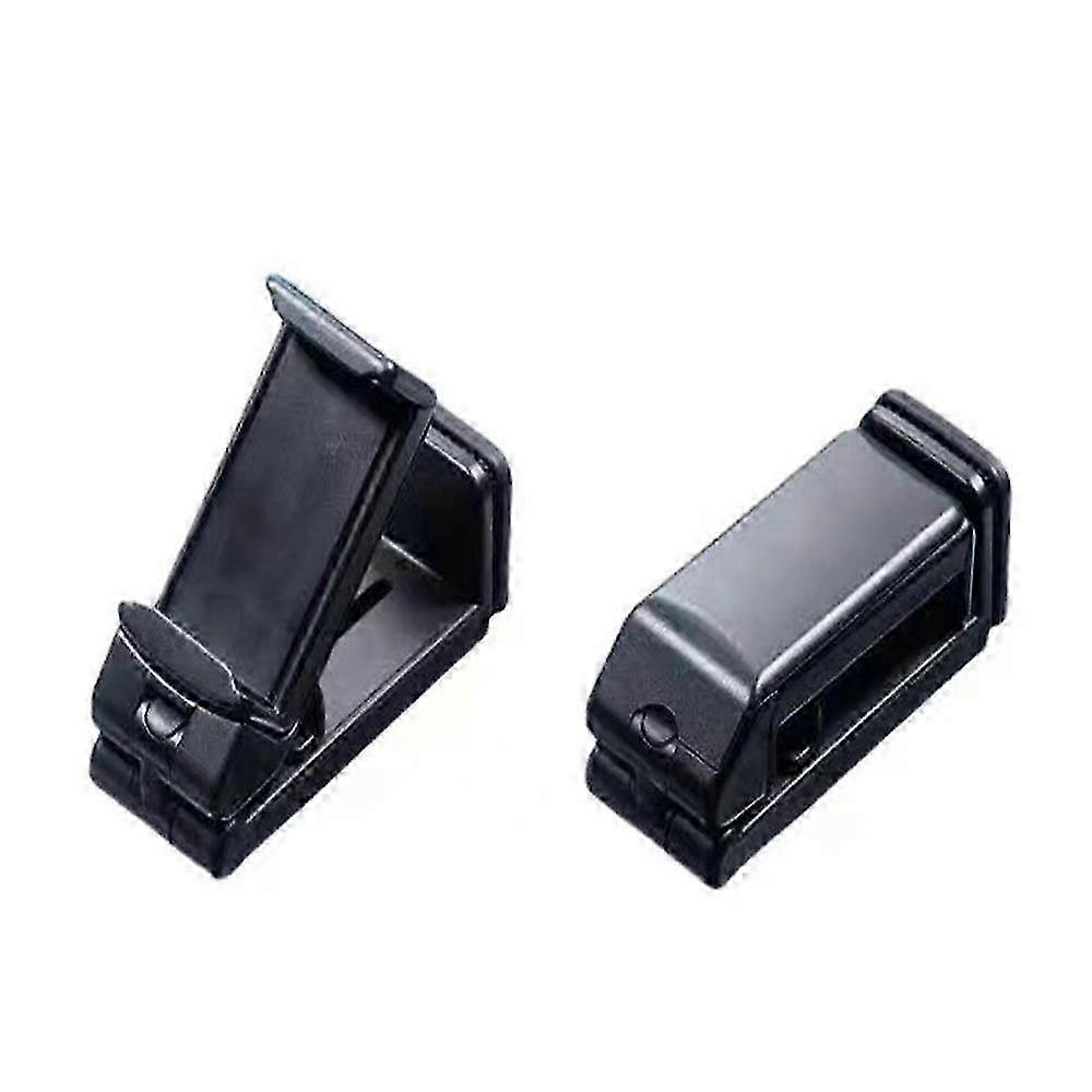 Portable Airplane Phone Holder - Foldable Adjustable Rotatable Stand for Travel Flight Train Seat Desk & Selfie Support