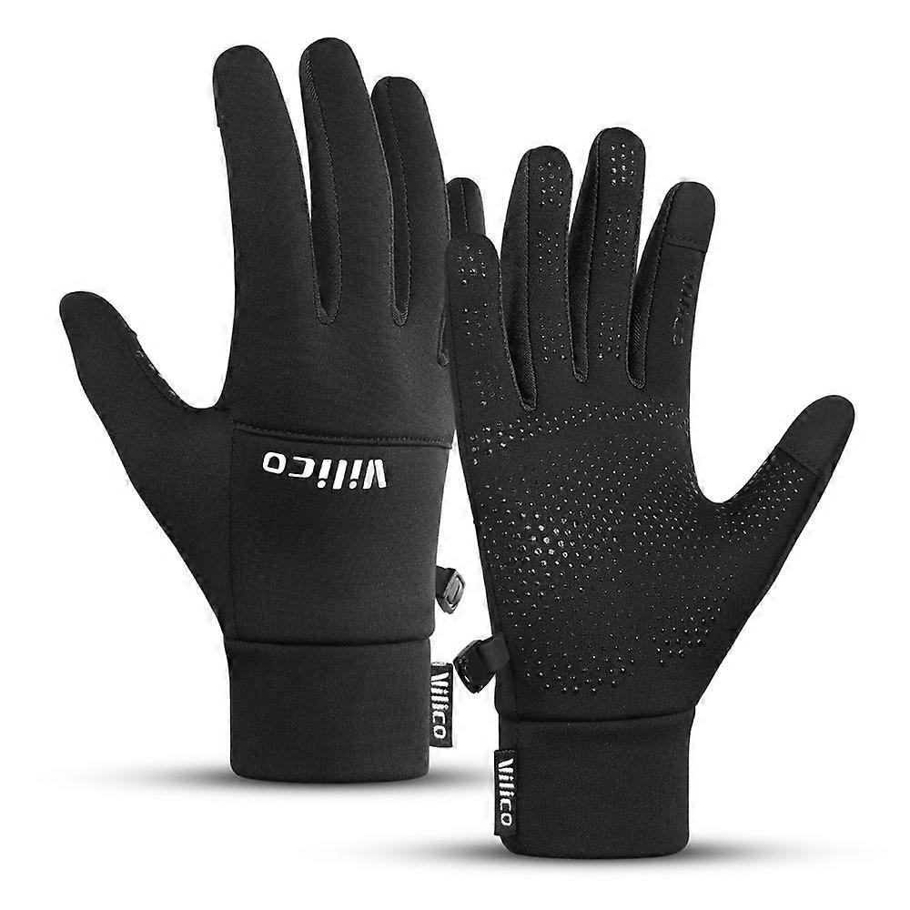 VILICO A0118 1 Pair Winter Gloves Touch Screen with Warm Fleece Lining for Running / Cycling / Hiking