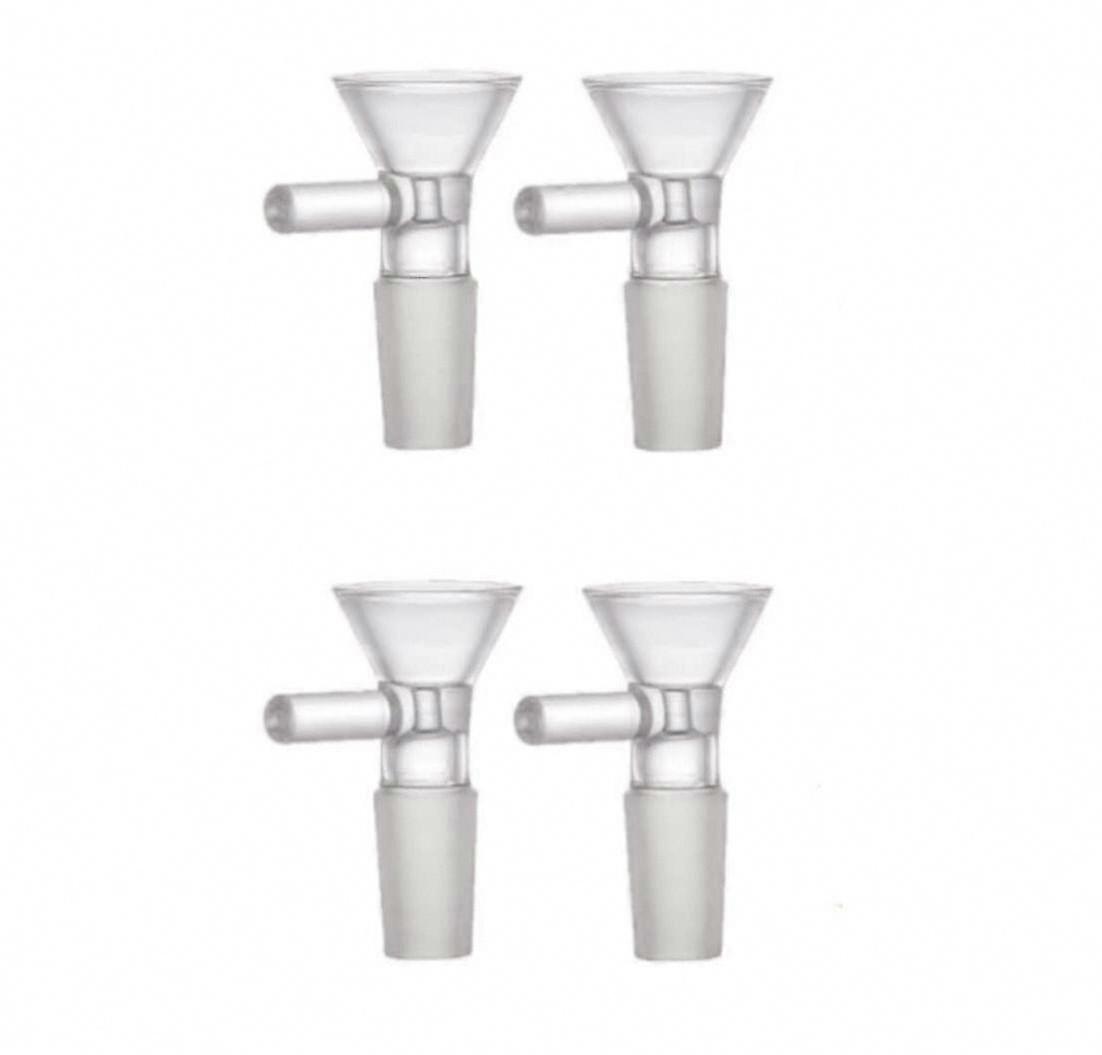 4pcs Clear Conical Funnels for Precise Liquid Transfer into Bottles