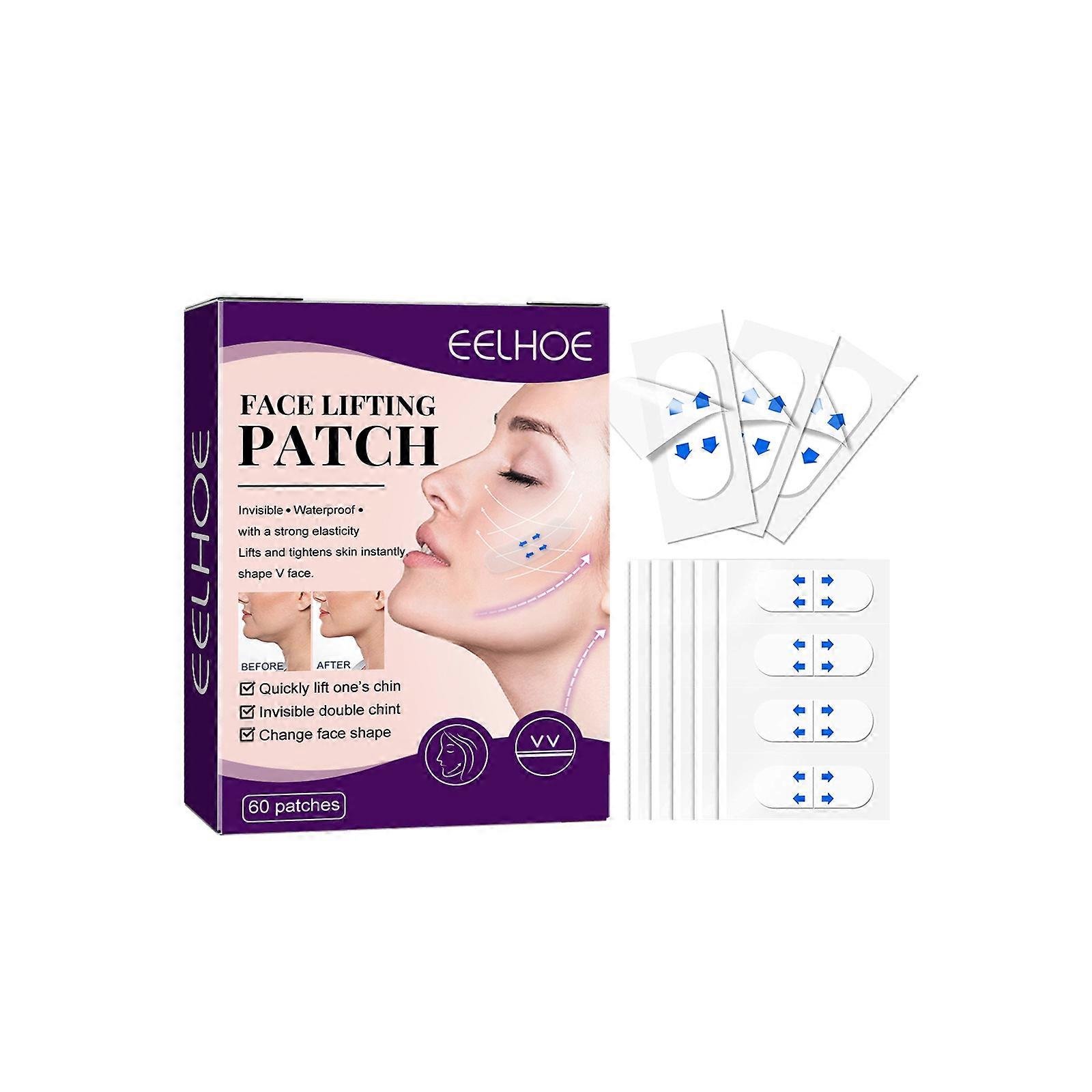 EELHOE invisible face lift patch lifts and tightens the chin to lighten lines and shape the V-shaped face patch
