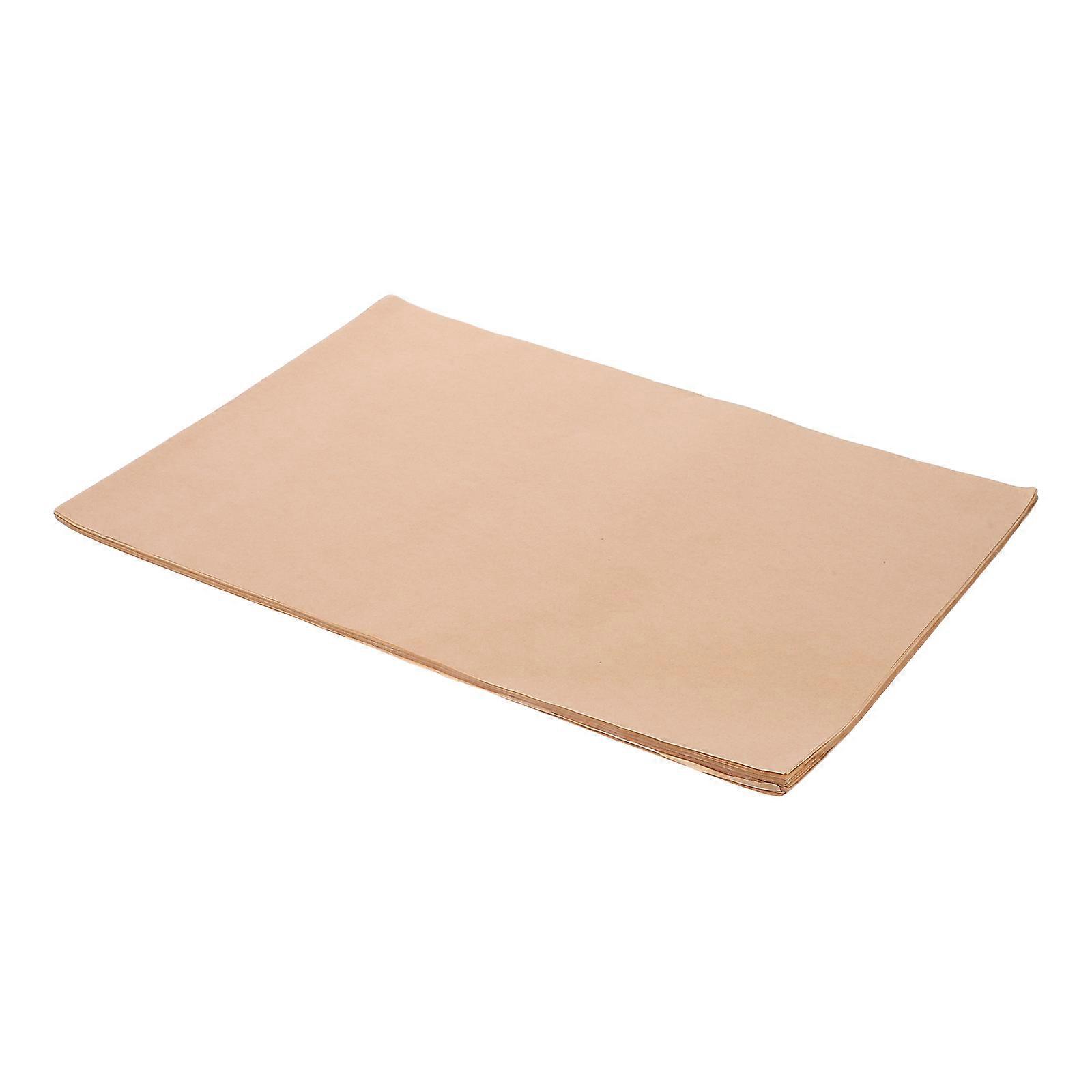 100 Pcs Khaki Baking Parchment Paper Sheets for Baking Cookies Bread and Air Fryer Use