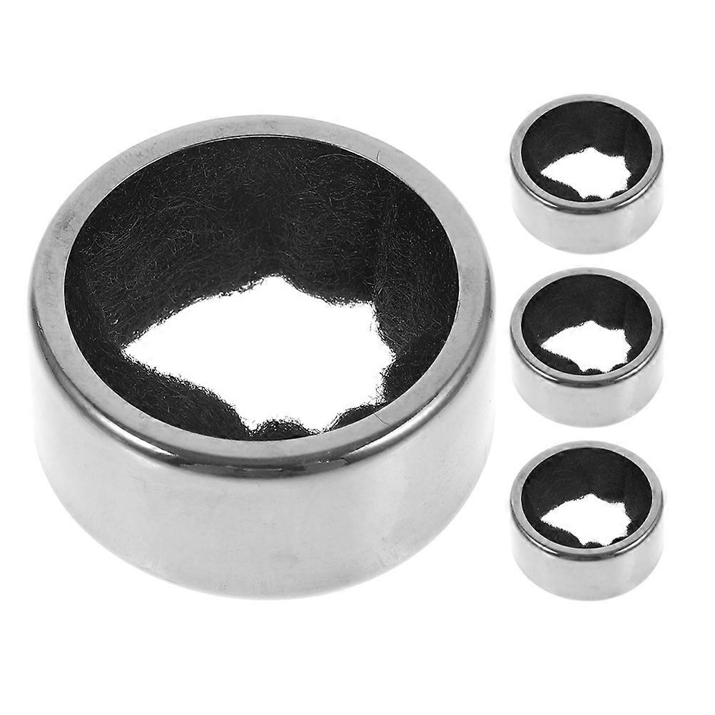 4pcs Stainless Steel Drip Collars for Red – Leak Proof Rings to Keep Surfaces Clean During Picnics and Outdoor Parties