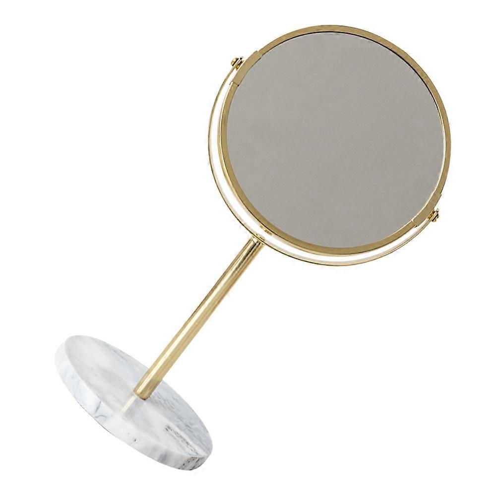 1Pc Marble Makeup Mirror for Desktop Girls Mirror