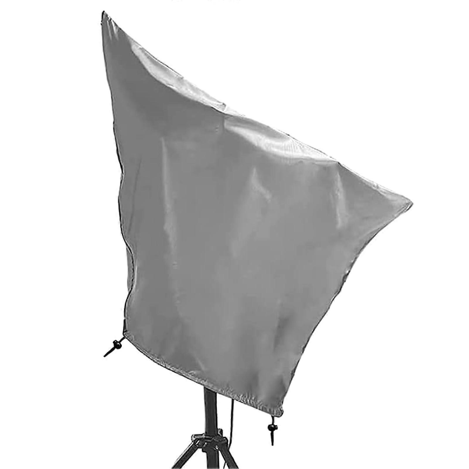 Waterproof Telescopic Cover, Dustproof Patio Cover with Drawstring Light Silver 150x85CM