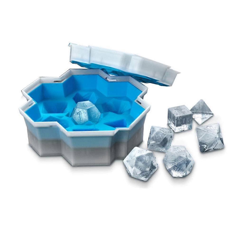 7 Shapes Cube Molds Resin Casting Silicone Dice Molds for Triangle Dice Home Craft T Clay Form Standard Size
