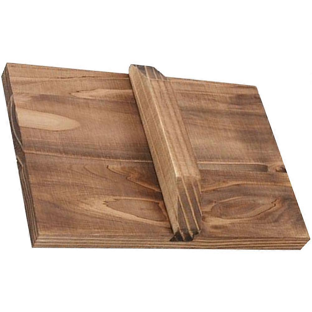 Brown Pan Lid for Kitchen Use Nonstick Skillet Cover with Ergonomic Handle 7.9 Inches