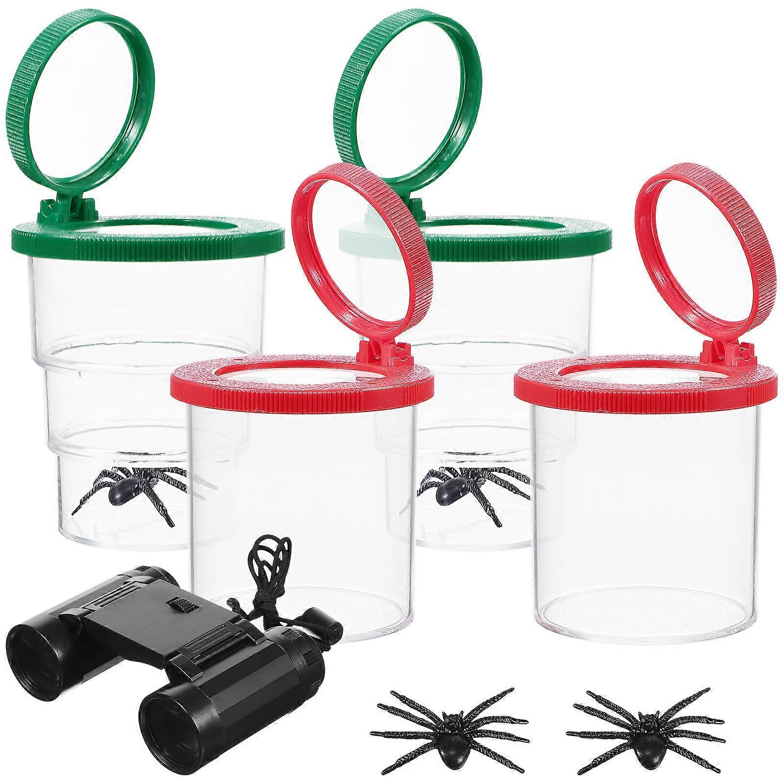 Insect Viewing Kit with Magnifying Tools and Telescopes for Nature Observation, Easy to Use Exploration Set
