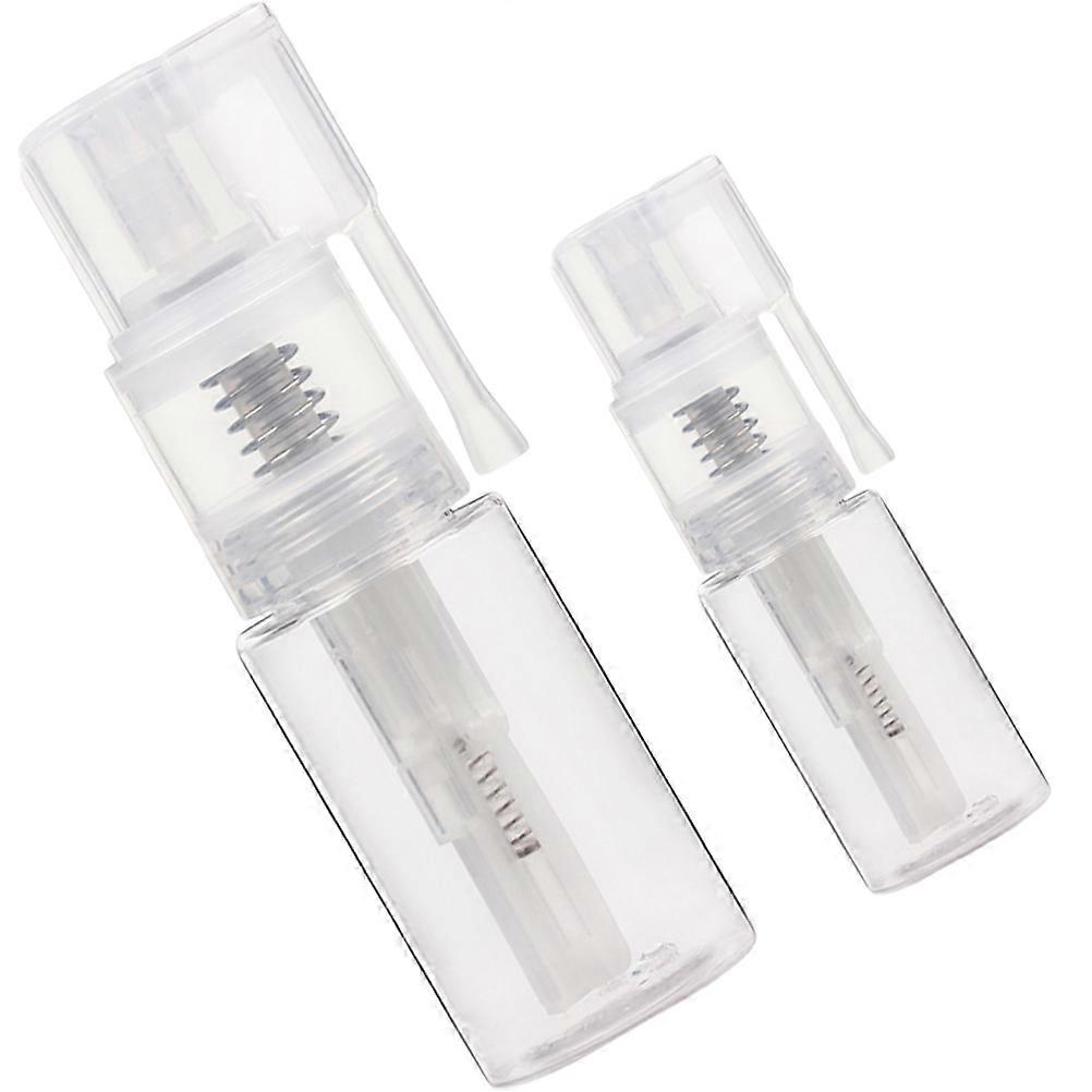 Clear Spray Bottles 2 Pack, Refillable Multi Use Empty Containers for Saline, Perfume, Liquids, Cosmetics, Compact & Durable Design