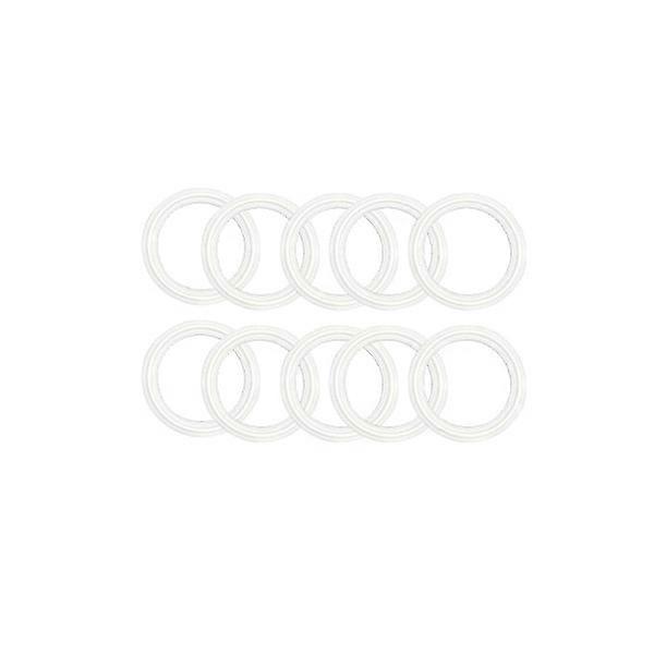 Universal Accessory 10 Plastic Rings diameter 25 White