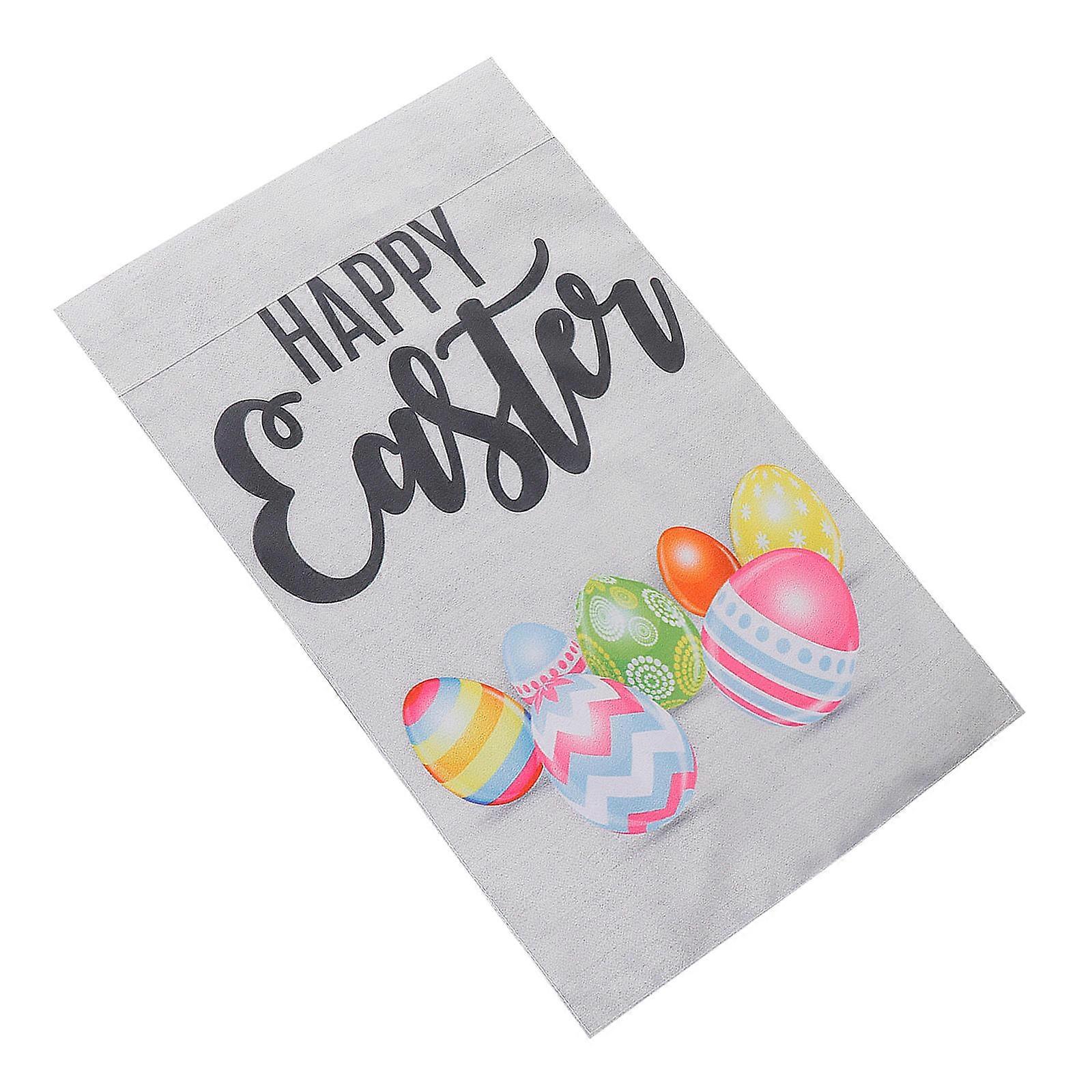 Garden Flags For Spring Fresh And Beautiful Easter Garden Banners Eye-Catching Outdoor Decor 1Set