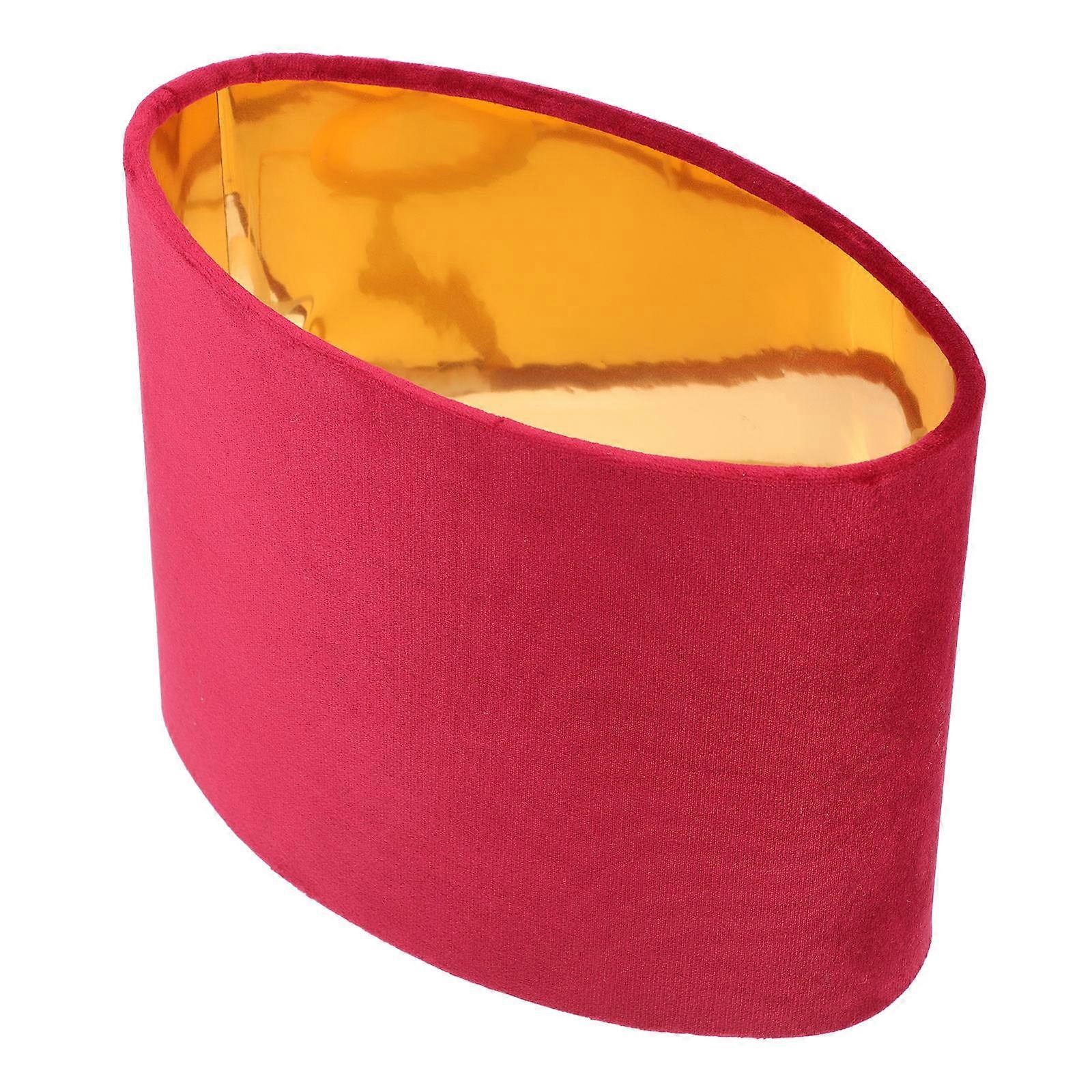 Cloth Lamp Shade Removable Oval Table Lamp Shade Family 9.1×4.7×7.3in 1Pcs