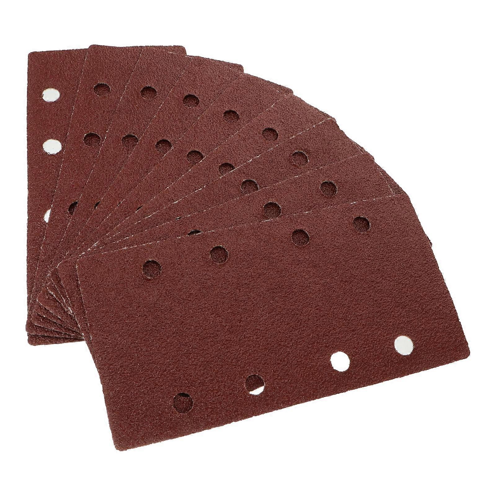 30Pcs Rectangular Sanding Discs Sandpaper For Sanding Smaller Objects Adhesive Backing Durable Grit