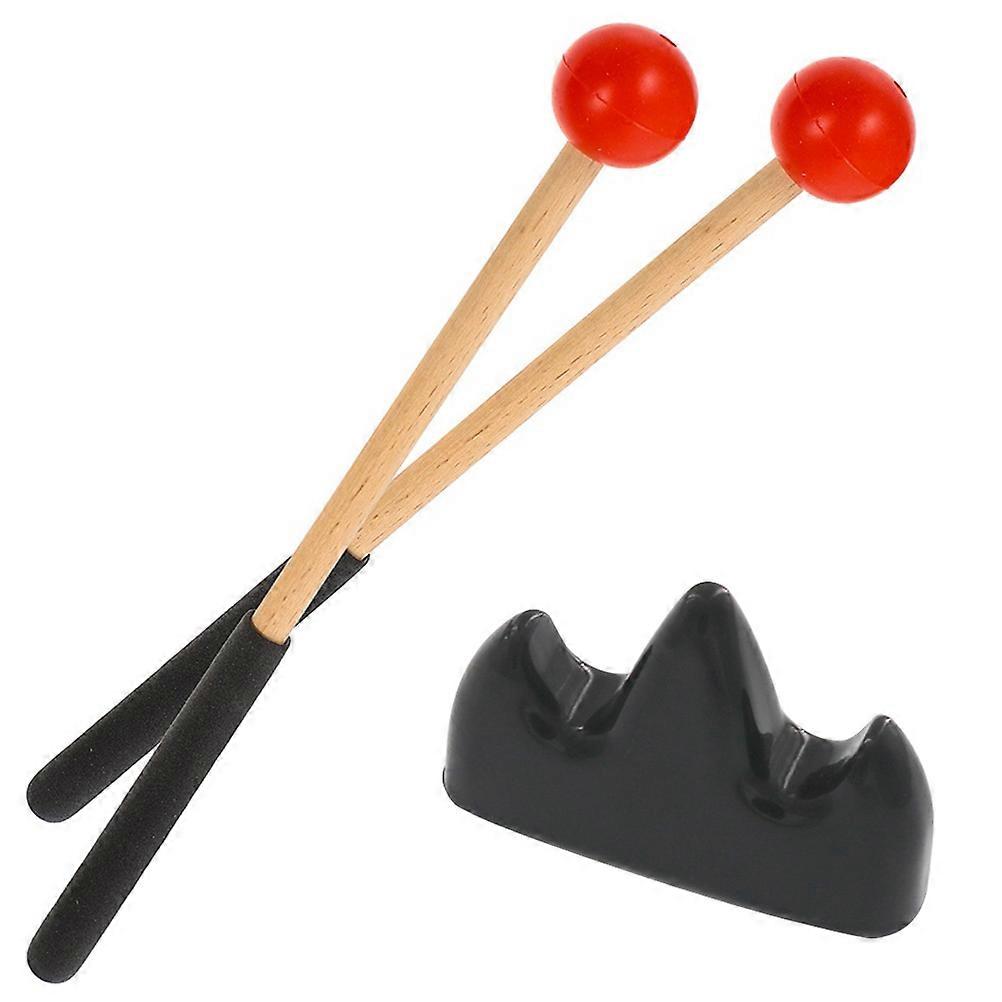 Tongue Drum Mallet Accessory For Music Practice Performance Musicians And Amateurs 22X2.5Cm Round Style Comfortable 1 Set
