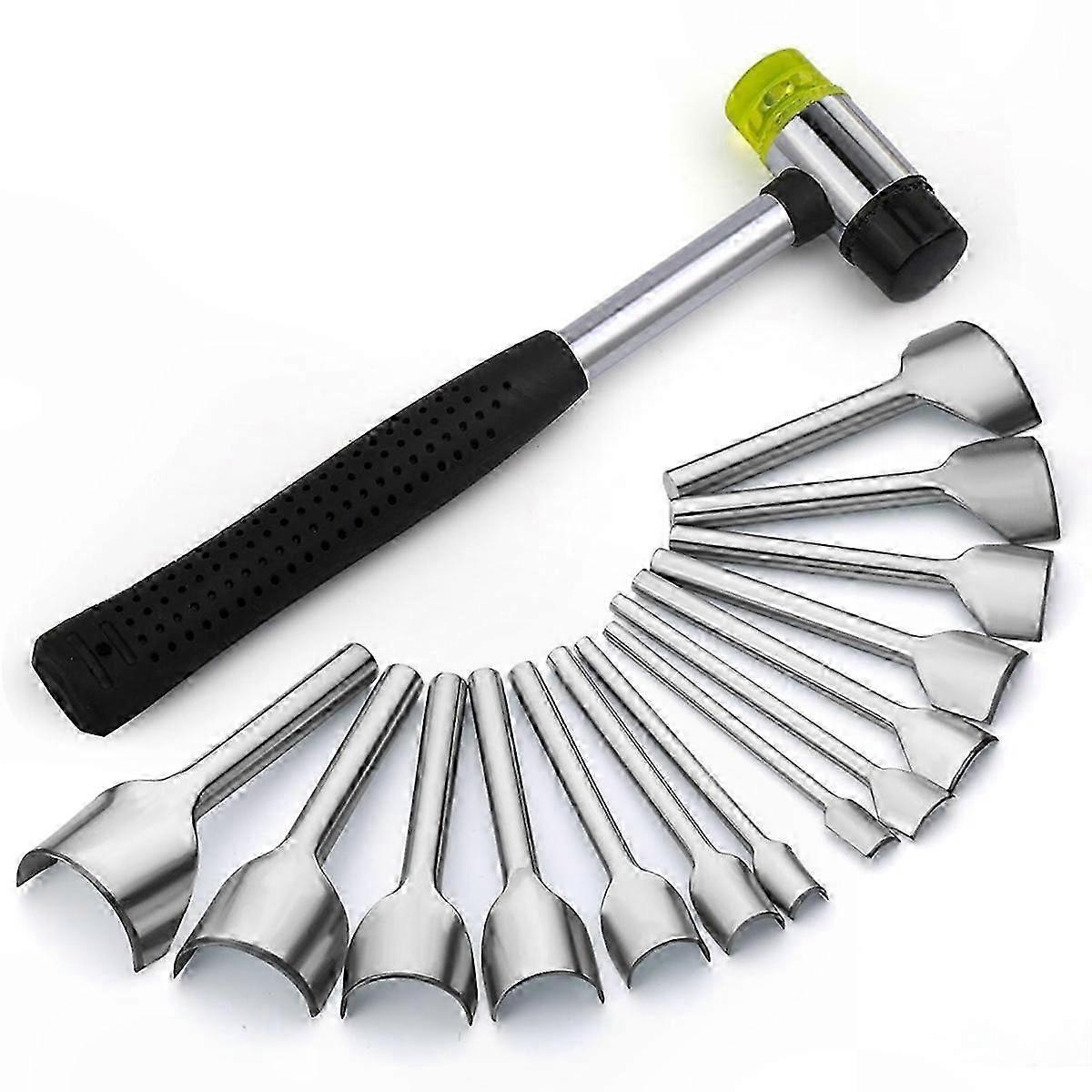 Half-Round Corner Punch Set, 14 Size Options for Crafting Use