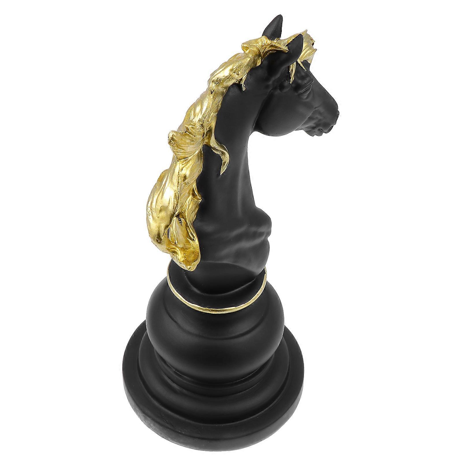 Artistic Chess Piece Elegant Design Decoration For Home And Office Desk 18.5X9.5X7.5CM Horse Shape 1PC