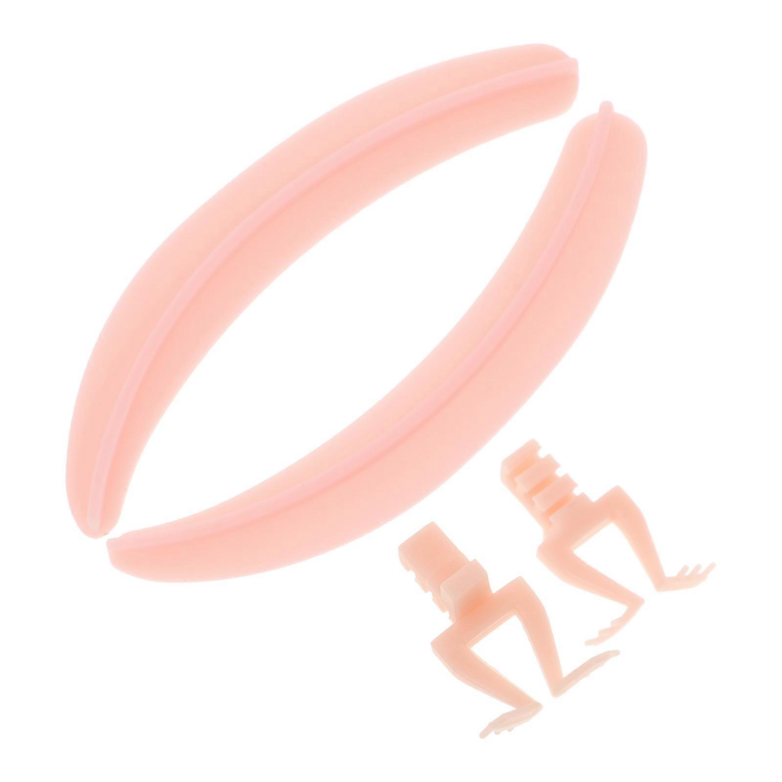 Séparateurs de cils à greffe 1 ensemble pour un usage professionnel Outils pour cils pratiques de couleur rose