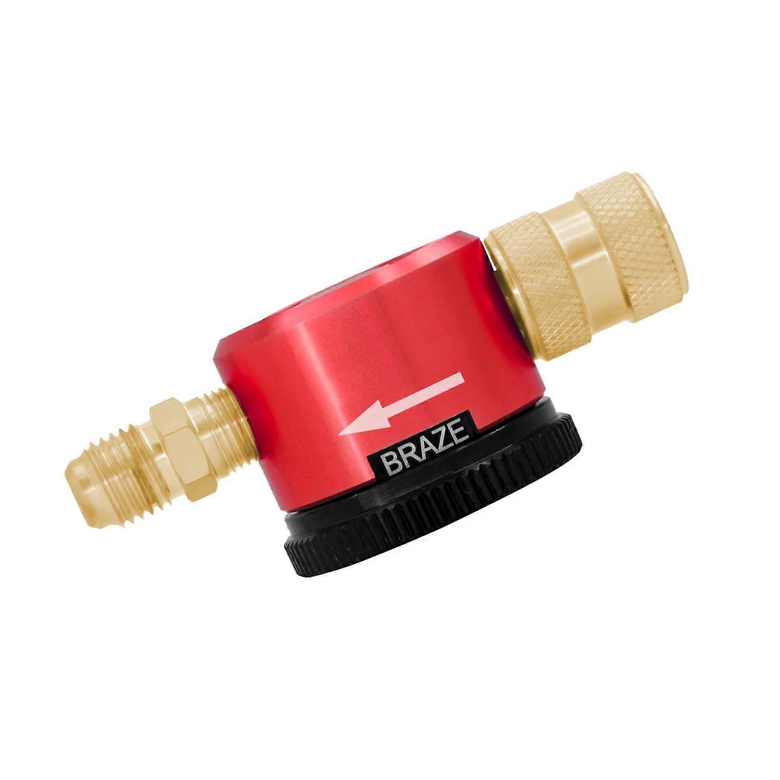 High Performance Brass Nitrogen Flow Regulator Tool for HVAC Soldering, Quick Change, Adjustment Compatibility