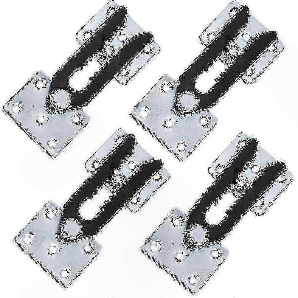 4-Pack Metal Sofa Joint Clips, Sectional Couch Connector with Alligator Style Snap Mechanism for Furniture Assembly
