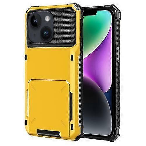 For iPhone 15 Scratch-Resistant Shockproof Heavy Duty Rugged Armor Mobile Phone Case