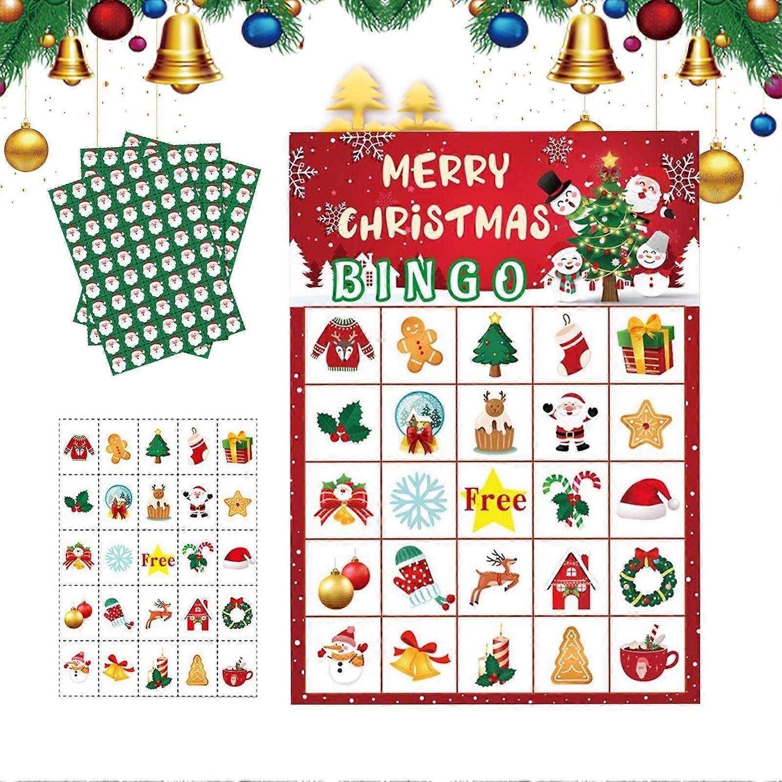 Christmas Card Game Interactive Paper Board Game Cards For Seasonal Group Activity Family Game Night Adult Party Game
