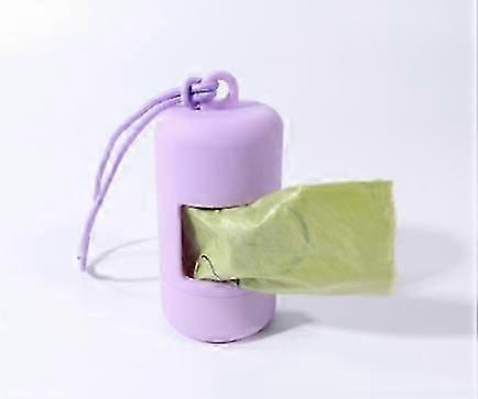 موزع كيس أنبوب حر اليدين ، حامل كيس أنبوب مقود ، موزع أكياس نفايات الأليفة المحمولة البلاستيكية - أكياس القمامة غير مدرجة