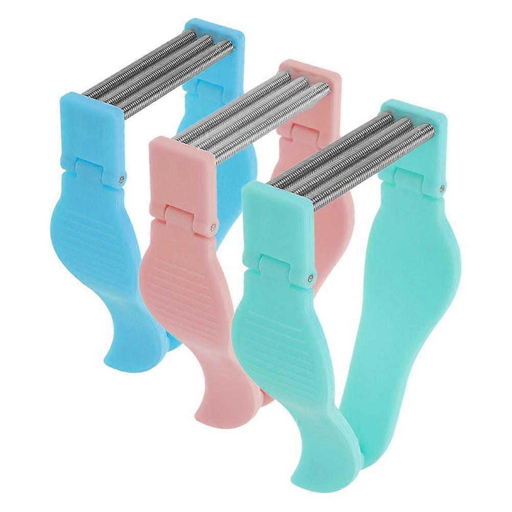 Facial Hair Remover 3PCS Portable Manual Epilator Threading Tool for Women Skin Friendly Durable Design for Lip Chin Cheek Hair Removal