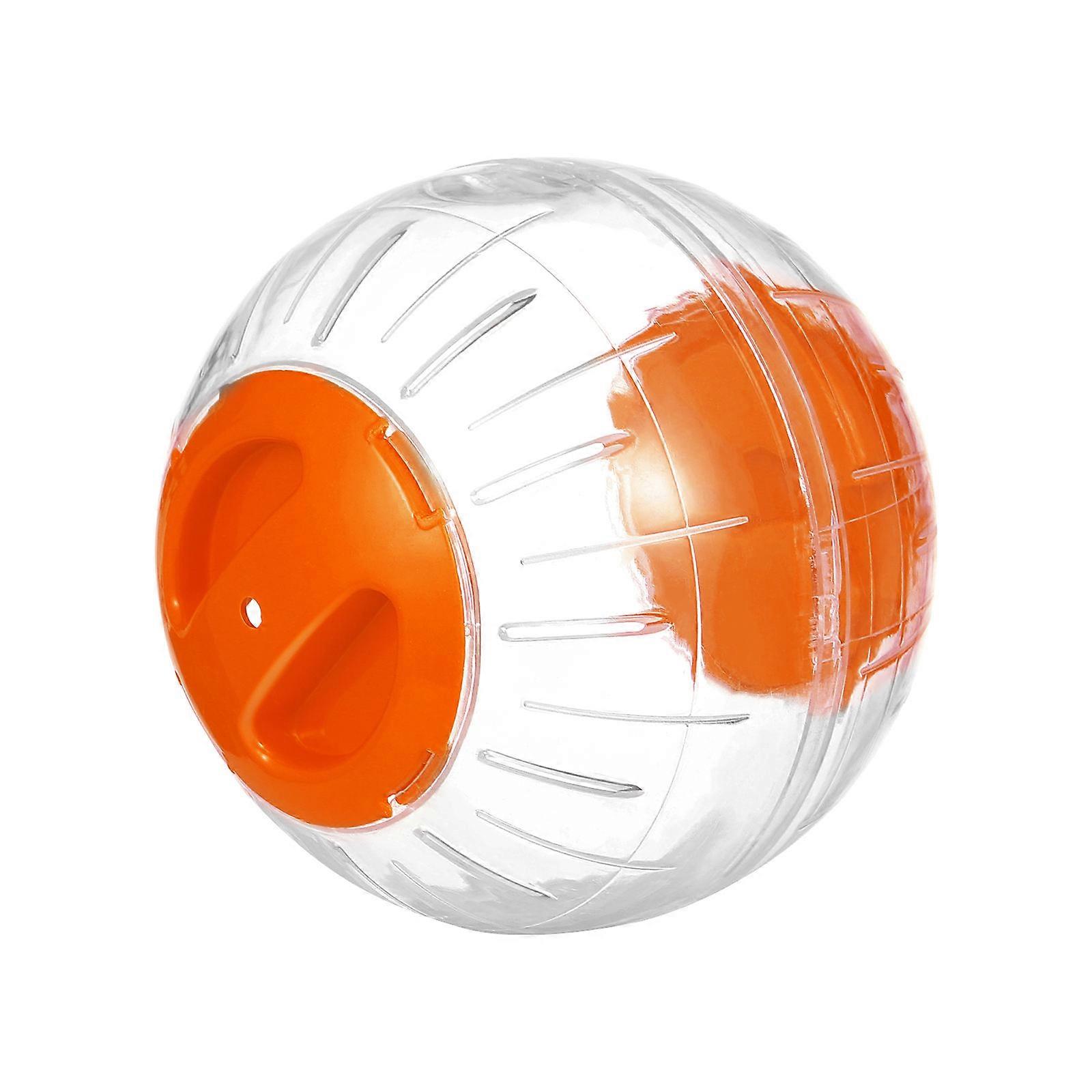 Hamster Running Ball For Boredom Relief And Exercise 4In Orange 1Pack For Small Animals
