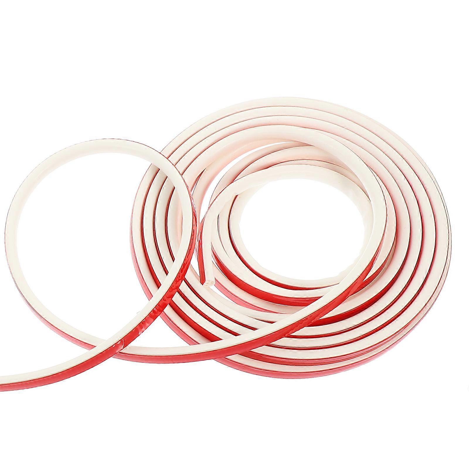 Silicone Door Seal Weather Stripping for Home Use Flexible Soundproofing Insulation Tape 6 meter