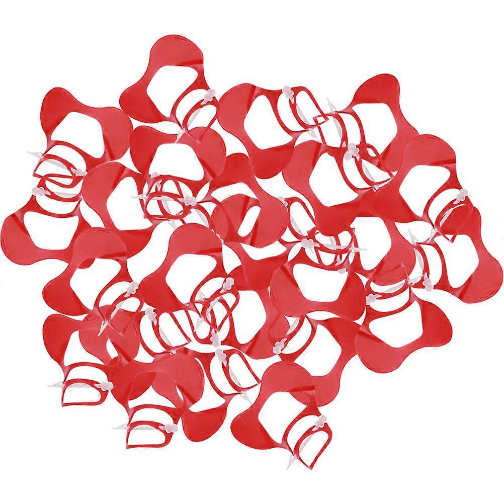 50pcs Pecking Duck Glasses Premium Beak Covers for Goose & Duck Breeding – Easy Install, Safe Feeding & Drinking, Prevents Aggressive Pecking