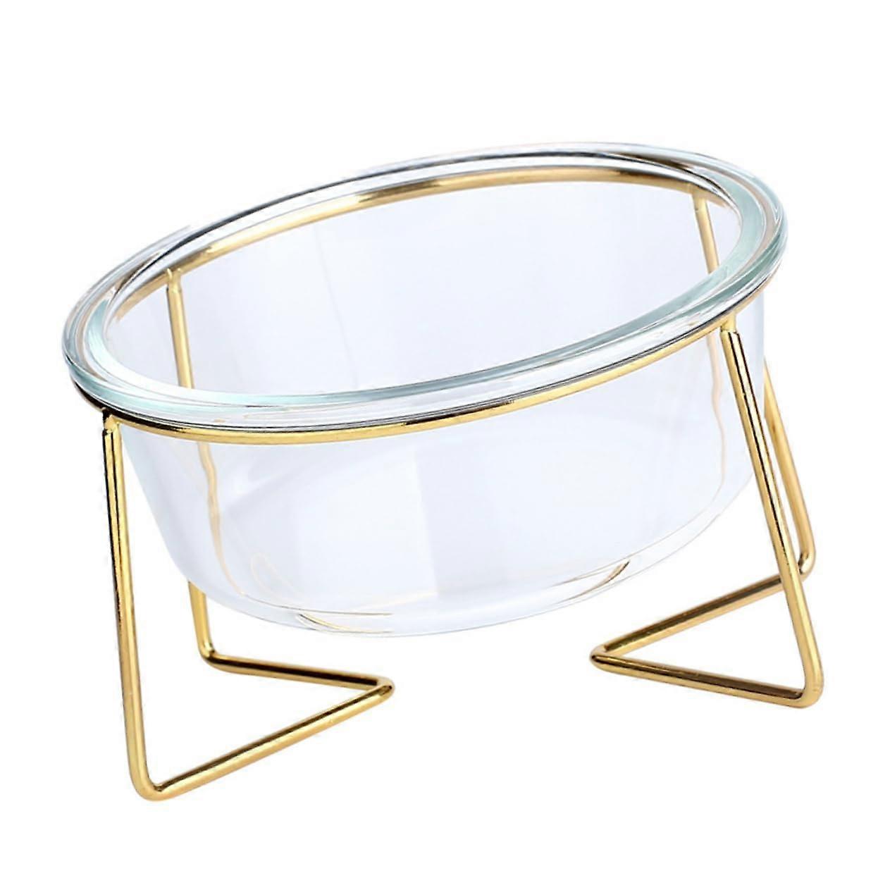 Elevated Pet Bowl with Non-Slip Base and Ergonomic Design for Small Dogs and Cats, Easy to Clean