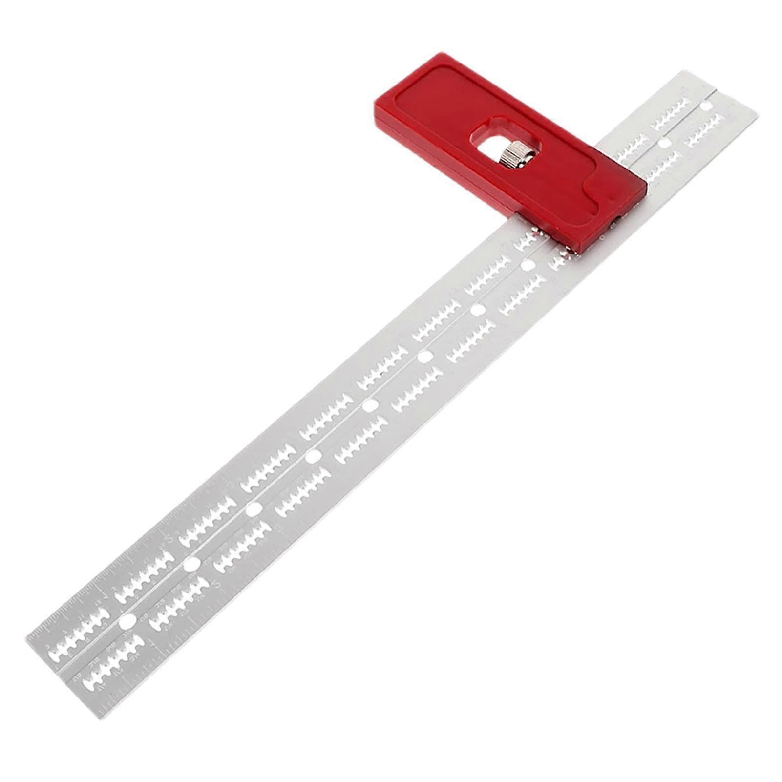 Measuring Ruler for Woodworking - Precise Marking Ruler Made of Aluminum, 1m Length, for Carpentry Work and Wood Markings