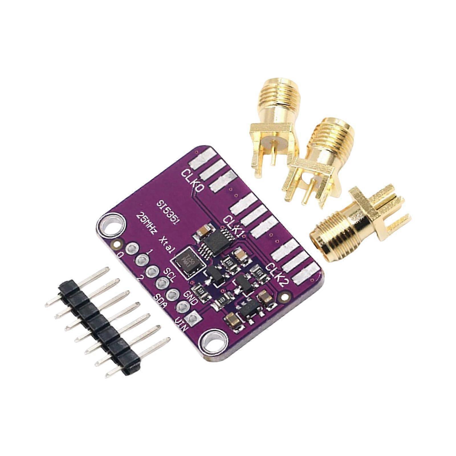 Board Module with 3 Output Channels, 8KHz-160MHz I2C Signal Generator for Microcontrollers, 1 Set