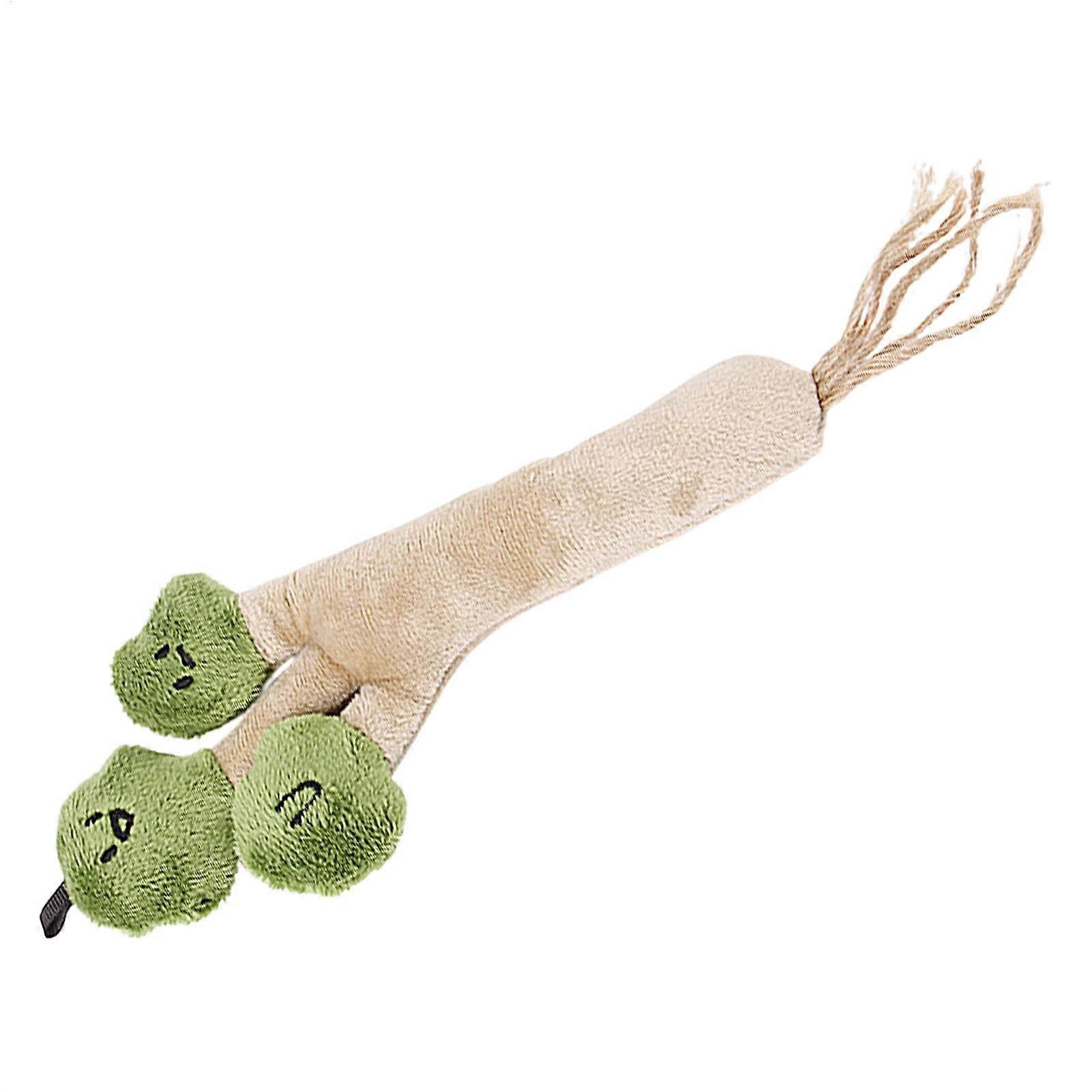 Vegetable Chew Plush Interactive Dog Chew Toy For Small Puppies, Vegetable Chewing Toy, Sturdy Indoor Use Coriander