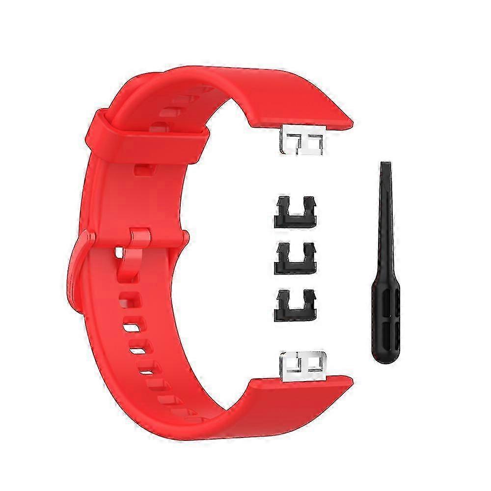 Watchband for Huawei Watch Fit TIA-B09 Smart Silicon Strap with Replacement Buckle