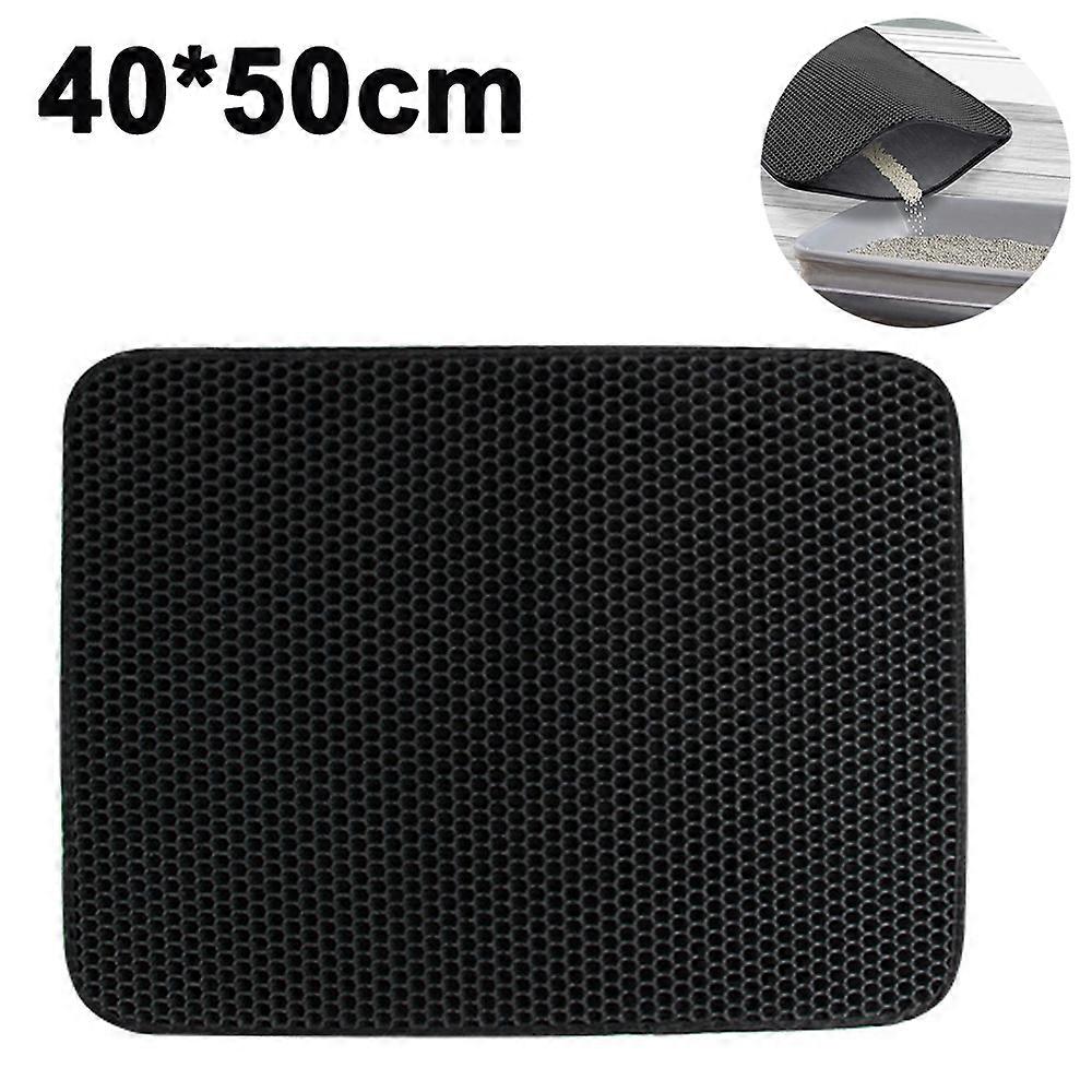 Cat litter mat, cat mat, litter box mat with waterproof layer and puppy pad option.