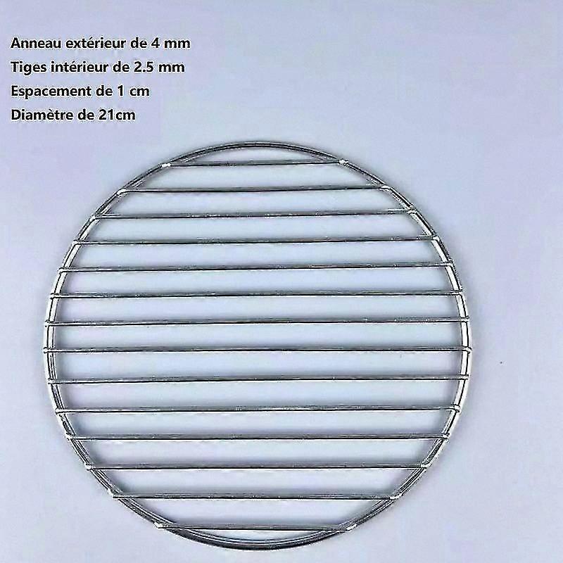 21cm Diameter Round Stainless Steel Grill Pan