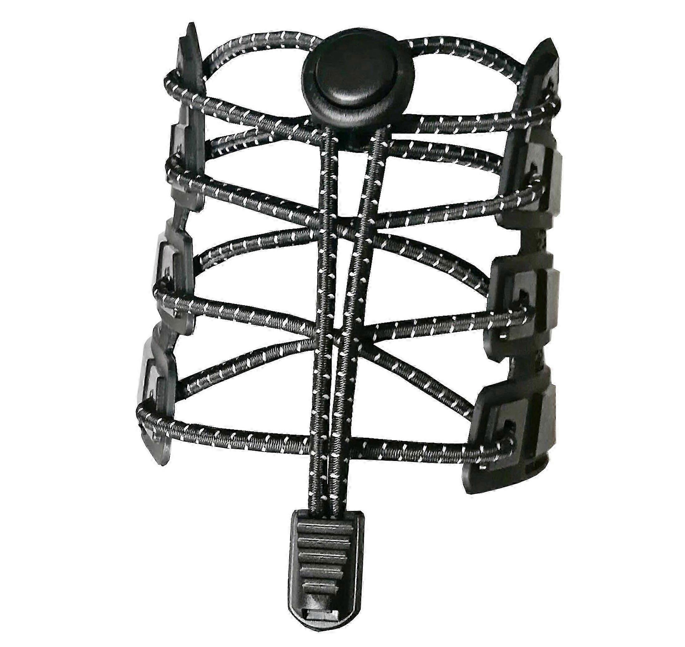 3 paia di lacci elastici riflettenti 120 cm